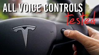 Tesla Model 3 VOICE COMMANDS (2021 Controls + SIRI)