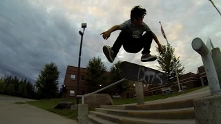 Skateboarding @ HHS 5 Stair