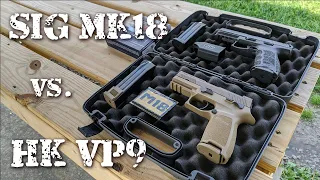 SIG P320 M18 Review | Comparison with HK VP9