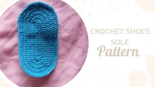 Guide to Crochet shoe sole 3-6 months | Baby Shoe Sole | Crochet Baby Booties sole Beginner Tutorial