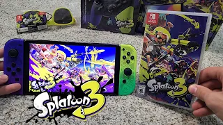 Splatoon 3 Unboxing and Gameplay