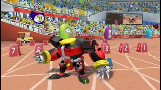 Omega Vs. All Characters - Mario & Sonic at the London 2012 Olympic Games - 100m Sprint