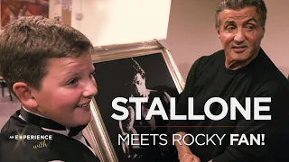 Lucky Fan Meets Sylvester Stallone!