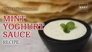 How to make Simple Mint Yoghurt Sauce - BIR Mint Sauce Recipe