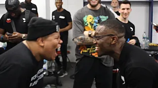 DEJI MOMENTS AFTER WIN OVER FOUSEY