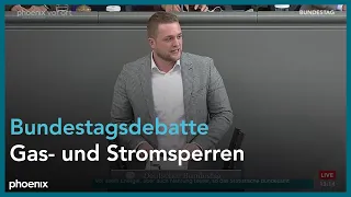 Bundestagsdebatte zu Strom- und Gassperren sowie zu Gas- und Strompreisdeckel am 13.10.22