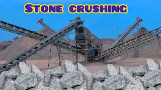 stone crushing plant work #stonecrusher #stonecrush #stonecrusherplant #stone #stones #viral #skills