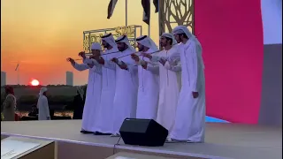 Dubai UAE cultural dance on National day