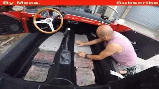 Como hacer la Alfombra de  Un Porsche | Carpet for Porsche.