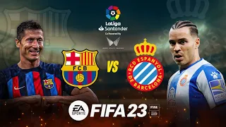 FIFA 23 - Barcelona FC vs RCD Espanyol | PS5™ Full Gameplay [ 4K 60FPS ]