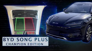 The BYD SONG PLUS has a 30kW wireless charging station!