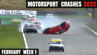 Motorsport Crashes 2022 February Week 1