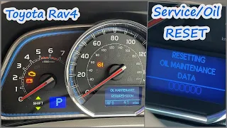 Toyota Rav4 Reset Oil Light UK | How to reset service oil light maintenance on Rav4