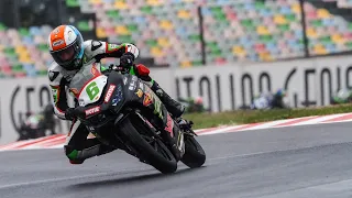 Last laps from WorldSSP300 Race 1 at Magny-Cours