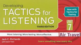 Tactics for Listening Third Edition Developing Unit 7 Air Travel