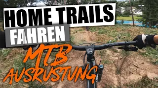 Trail Test mit der Enduro Mountainbike Ausrüstung   Enduro Helm, Trinkrucksack, Canyon Torque CF 7