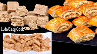 🍮 Halva, gata, sherbet oriental sweets for tea simple and very tasty Luda Easy Cook homemade sweets