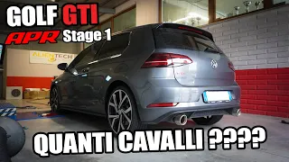 MAPPATURA alla GOLF GTI 7 manuale APR STAGE 1 QUANTI CAVALLI AVRÀ?