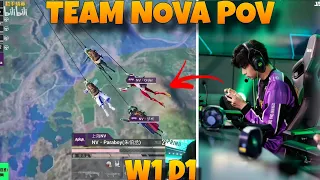 When Nv Order Used Emergency Pickup To Push Centre In PEL 2024!!🔥🔥 NOVA POV All Fights W1D1!!❤️