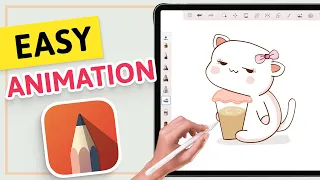 EASIEST Animation Ever In Autodesk Sketchbook | On IPad & Tablet | Sketchbook Tutorial