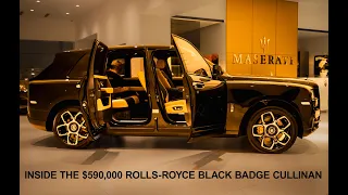 Inside the $590,000 2023 Black Badge Cullinan | Rolls Royce Ultra Luxury SUV