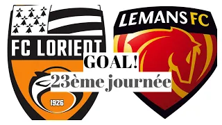 Lorient - Le Mans [(1)-0] GOAL 28' (Vincent Le Goff) 23ème journée 2019/20