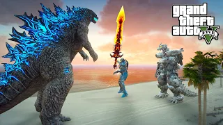 Godzilla vs Gipsy Avenger and Super Mechagodzilla GTA V Mods