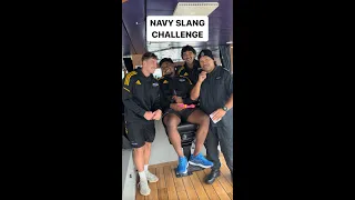 Royal New Zealand Navy: Navy Slang Challenge with the Hurricanes