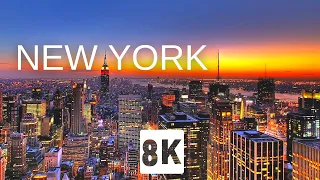 New York in 8K Ultra HD 60FPS | New York City 8k HDR Dolby Vision Video