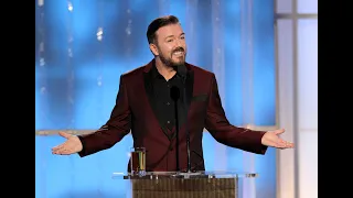 2012 Golden Globes - Ricky Gervais' joke on Elton John (Priceless reaction from Elton)