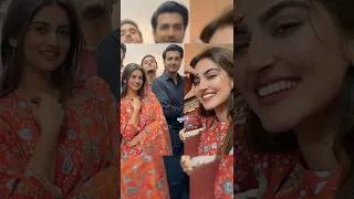 Hiba Bukhari with Shehzad Sheikh Meray Humnasheen Darma #shortsvideo