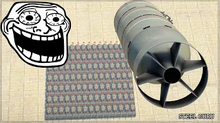 12,000LB HUGE BOMB Vs 100 MAUS (War Thunder Dev Server)