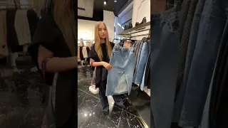 Джинсовая юбка - сложный элемент в гардеробе, рассказать как носить? #стильныйлук #джинсы #мода