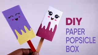 How to make paper ice cream box | Origami box idea | DIY ice cream gift box #Artcyclopedia