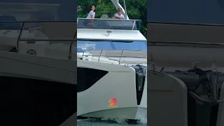 Lovely Lady on a Yacht! Making connections at Haulover Inlet