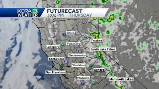 Gradual warming with more Sierra T-storms