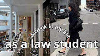 law school study vlog ⚖️ productive uni days, studying, classes, living alone in copenhagen