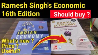 Most famous book for UPSC Indian Economy by Ramesh Singh 16th Edition review