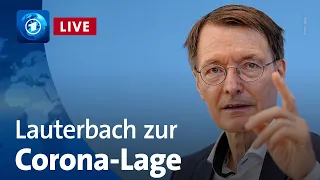 Pressekonferenz zur aktuellen Corona-Lage mit Gesundheitsminister Lauterbach