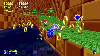 SRB2 Mods: Sonic Uses 0.3 of his True Powers (Max Control Sonic Joins the Robo Blast!)