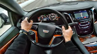 2015 Cadillac Escalade 6.2 AT - POV TEST DRIVE