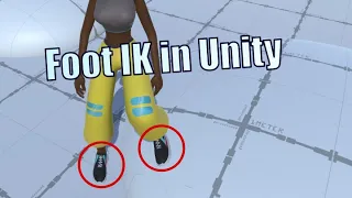 Creating Dynamic Character Movements with Foot Inverse Kinematics and Open-Source Code