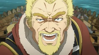 carrying a viking ship is a simple task when you're not the one doing it | Vinland Saga