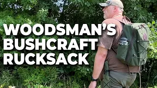 Woodsman's Rucksack | NEW Bushcraft Backpack, Knife and Axe