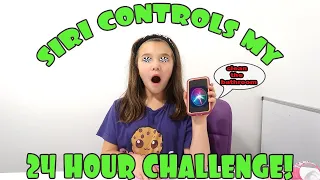 Siri Controls Me For 24 Hours! Siri In Charge