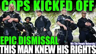 Police Trespass and Get KICKED OFF Private Property - This Man Knows His Rights