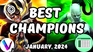 Best Champions Ranked & Tier List - January 2024 - Vega's Tier List & Spreadsheet - Bullseye MCoC