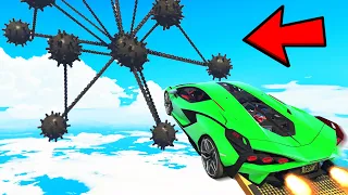 IF YOU TOUCH THE SPIKES, YOU DIE CHALLENGE 😨 with CHOP & BOB in GTA 5