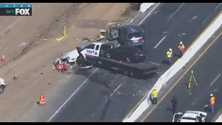 1 dead, 4 injured in Pomona crash