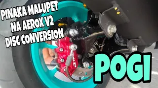 MALUPET NA DISC BRAKE CONVERSION SA BAGONG BAGO NA AEROX 155 2023 LIMITED EDITION